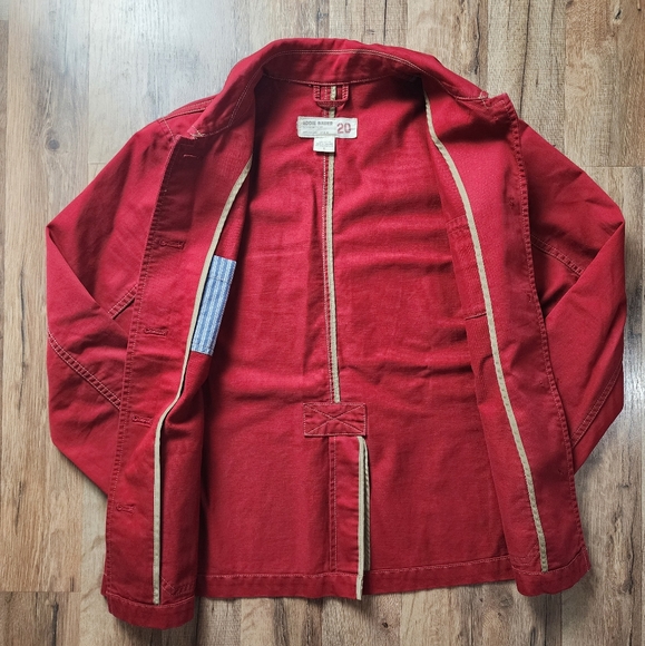 Women's Eddie Bauer Red Button Front Utility Shirt Jacket Size Small - Picture 4 of 15